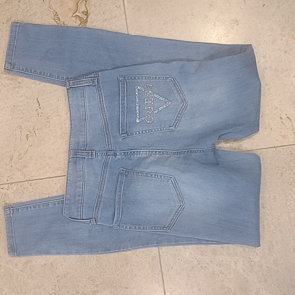 Guess blingy pocket skinny jeans size 24